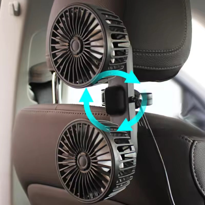 Ventilador doble para carro